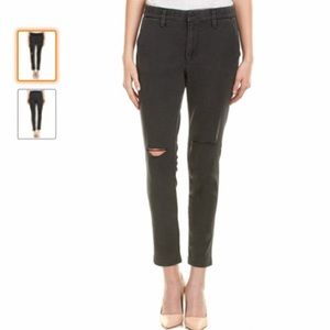 NWT Joe’s Jeans Boyfriend Distressed Trouser “Ivana” in Faded Black (B1)